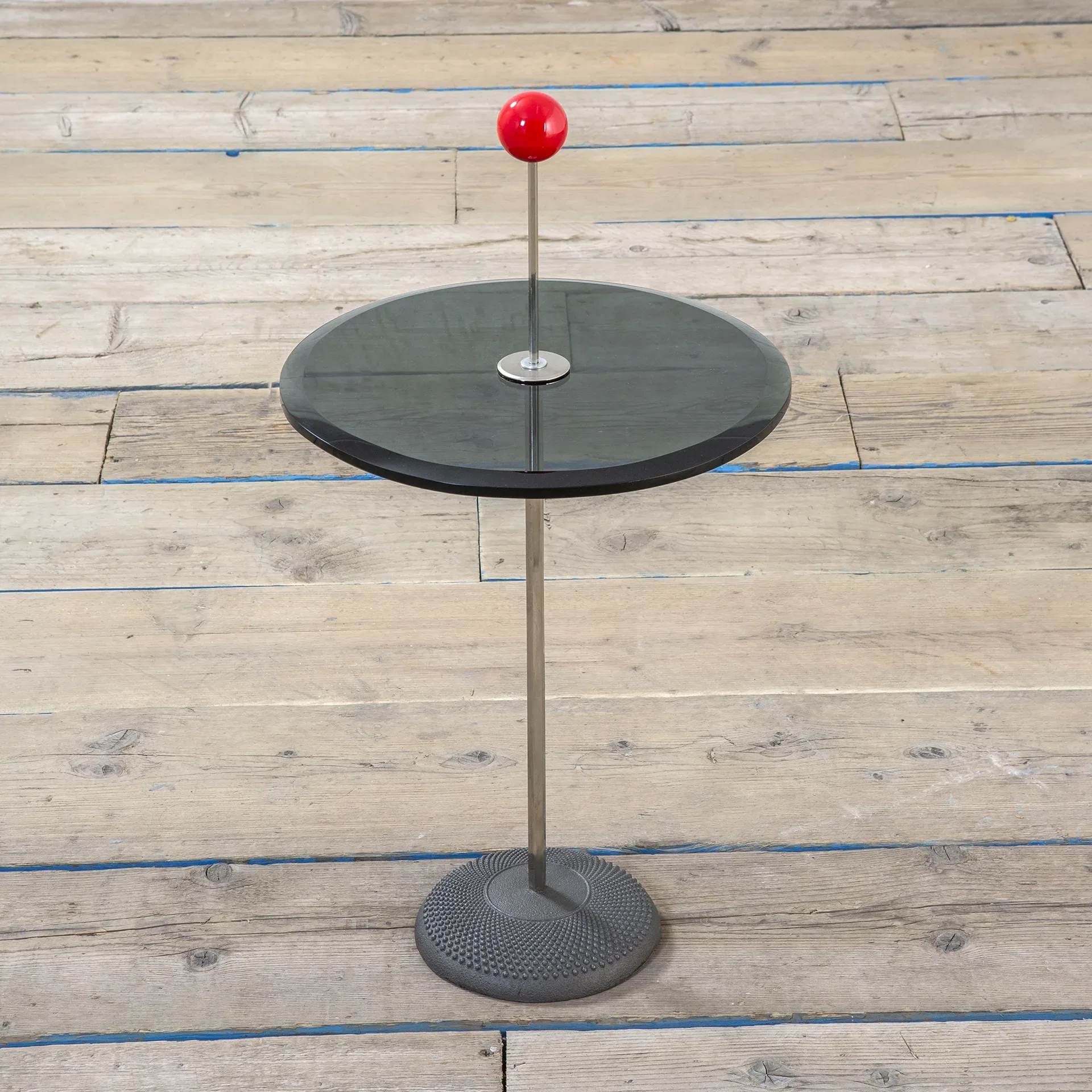 Tavolo basso modello Orio di Pierluigi Cerri per Fontana Arte - vetro grigio