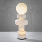 Lampada da tavolo mod. 2049 "Re" di Bobo Piccoli per Fontana Arte