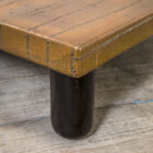Tavolino di Lorenzo Burchiellaro in rame e legno
