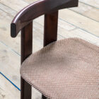 VENDUTO - Set di 6 sedie in legno e tessuto di Mobilgirgi