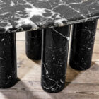 VENDUTO - Tavolo in marmo nero e bianco di Mario Bellini per Cassina