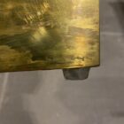 Lampada da tavolo di Gabriella Crespi in plexiglass e ottone