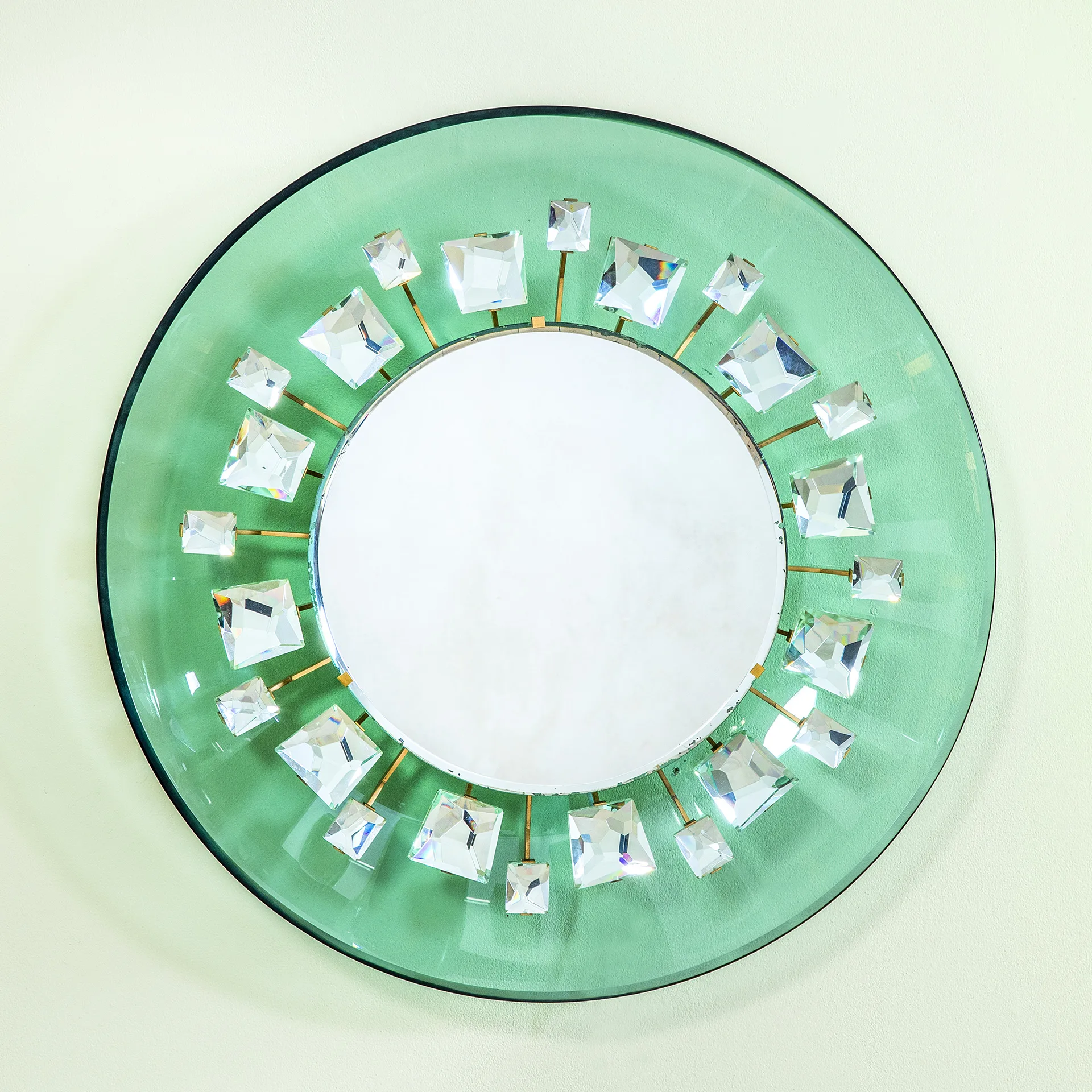 Specchio luminoso da parete mod. 2044 "Pistillo" di Max Ingrand per Fontana Arte