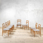 Set di 8 sedie mod. Leggera di Gio Ponti per Cassina