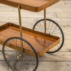 Carrello in legno di Angelo Ostuni, 1960