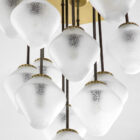 Lampada a sospensione 13 luci Stilnovo, 1955