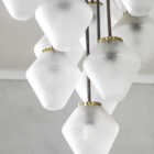 Lampada a sospensione 13 luci Stilnovo, 1955