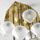 Lampada a sospensione 13 luci Stilnovo, 1955