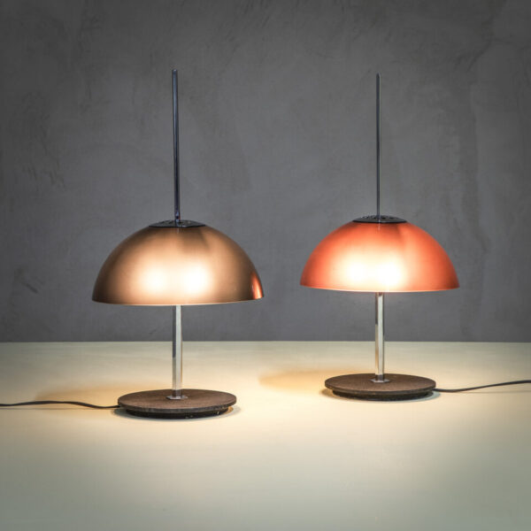 Coppia di lampade da tavolo mod. 584- P di Gino Sarfatti per Arteluce