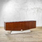 Credenza in legno e marmo di Romeo Rega