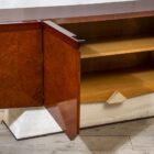 Credenza in legno e marmo di Romeo Rega