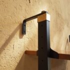 Libreria a parete con mensole regolabili