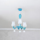 Lampadario mod. 5523 di Gio Ponti per Venini