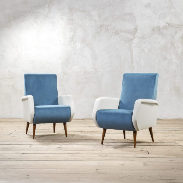 Coppia di poltrone mod. 803 di Gio Ponti per Cassina