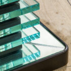 Tavolino in cristallo di Pietro Chiesa per Fontana Arte