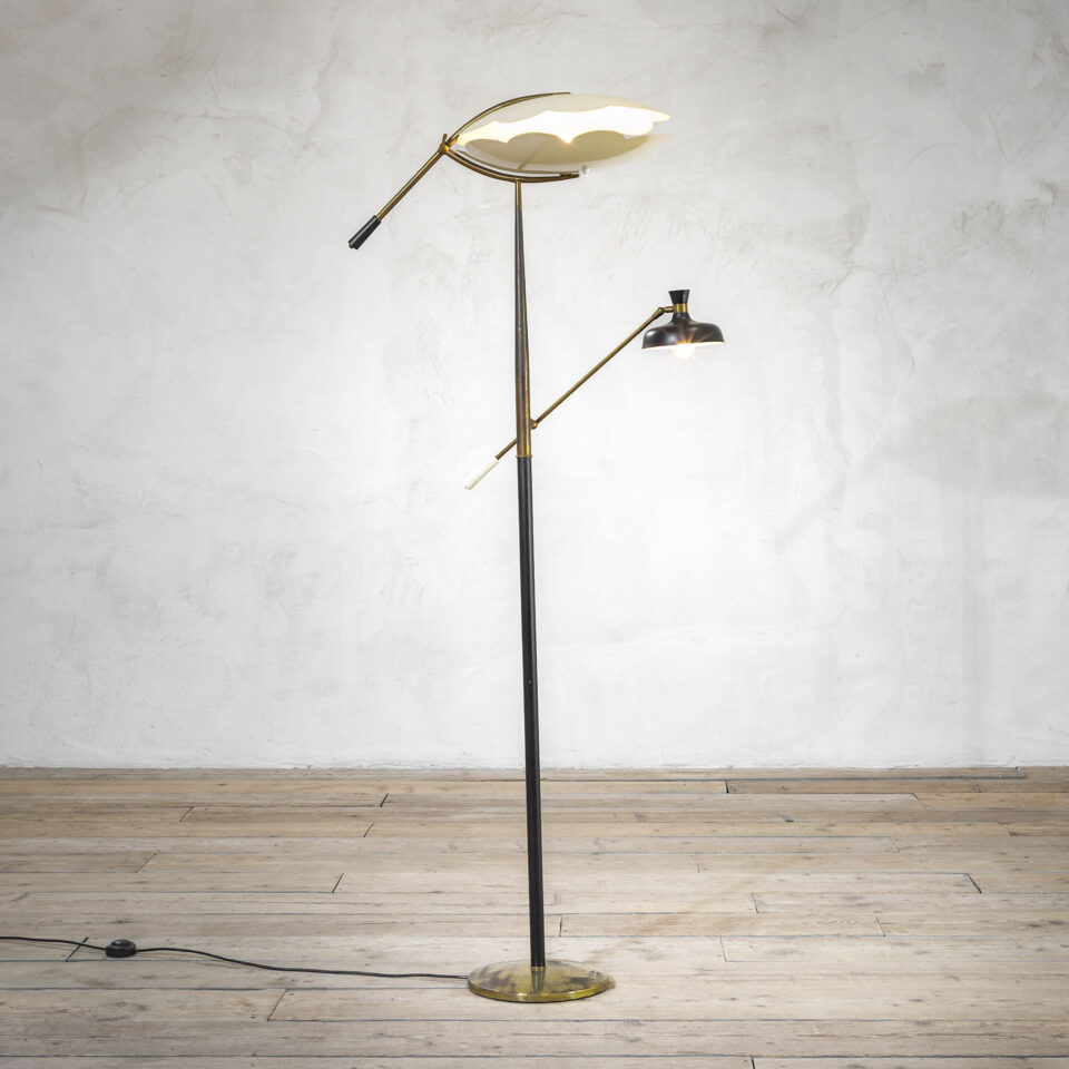 Lampada da terra attribuita ad Angelo Lelii per Arredoluce