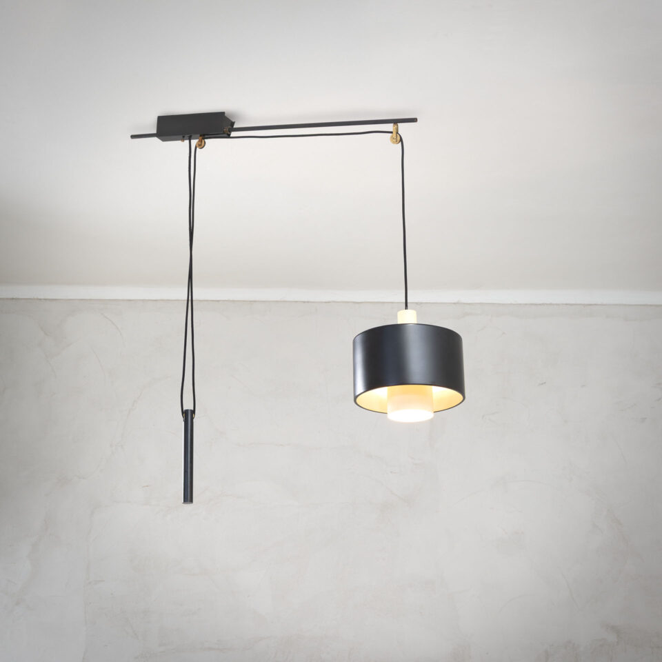 Lampada a sospensione mod. 2061 di Gaetano Sciolari per Stilnovo