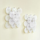 Coppia di applique in vetro di Murano di Carlo Nason per Mazzega