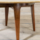 Tavolino in legno e marmo di Gio Ponti