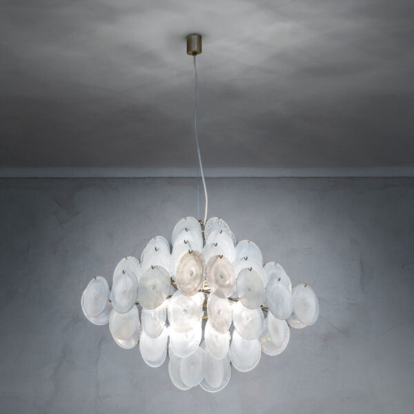 Lampada a sospensione di Carlo Nason per A. V. Mazzega