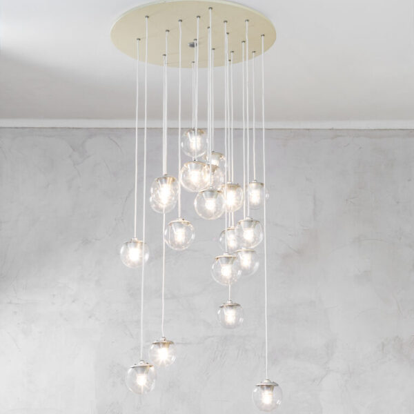 Lampada a sospensione mod. 2095/20 di Gino Sarfatti per Arteluce