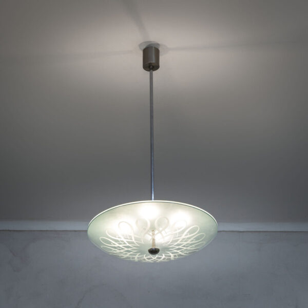 Lampada a sospensione di Gio Ponti per Fontana Arte, 1940