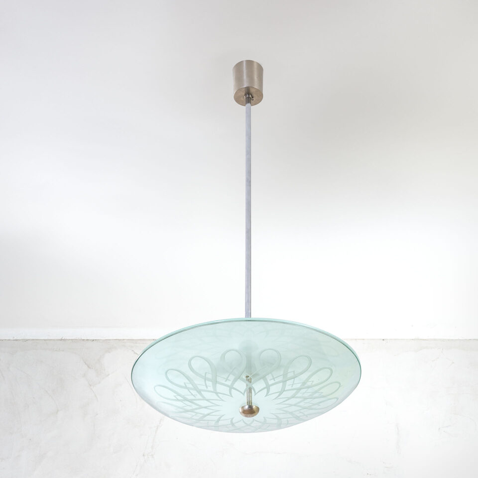 Lampada a sospensione di Gio Ponti per Fontana Arte, 1940 Lampada a sospensione di Gio Ponti per Fontana Arte, 1940