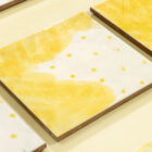 Set di 28 piastrelle in ceramica smaltata di Fausto Melotti