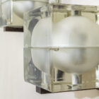 Coppia di applique mod. Cubosfera di Alessandro Mendini