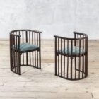 Coppia di sedie in legno di Josef Hoffmann per J & J Kohn Coppia di sedie in legno di Josef Hoffmann per J & J Kohn