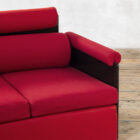 Divano rosso di Luigi Caccia Dominioni per Azucena