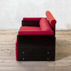 Divano rosso di Luigi Caccia Dominioni per Azucena