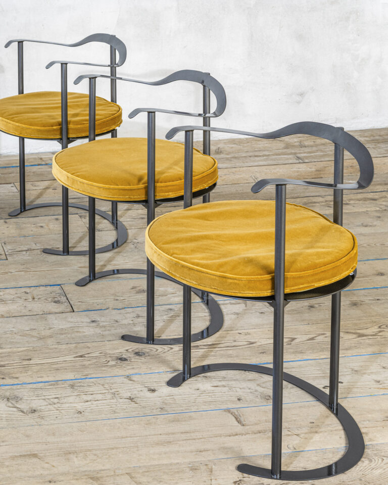 Set di 8 sedie mod. P4 Catilina di Luigi Caccia Dominioni per Azucena