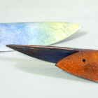 Coppia di Pesci in rame di Gio Ponti per De Poli Coppia di Pesci in rame di Gio Ponti per De Poli