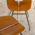 Set di quattro sedie in legno di Carlo Ratti