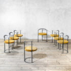 Set di 8 sedie mod. P4 Catilina di Luigi Caccia Dominioni per Azucena