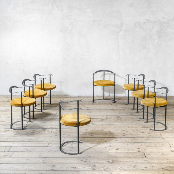 Set di 8 sedie mod. P4 Catilina di Luigi Caccia Dominioni per Azucena