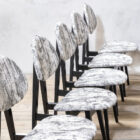 Set di 12 sedie mod. S12 di Ettore Sottsass per Poltronova Set di 12 sedie mod. S12 di Ettore Sottsass per Poltronova