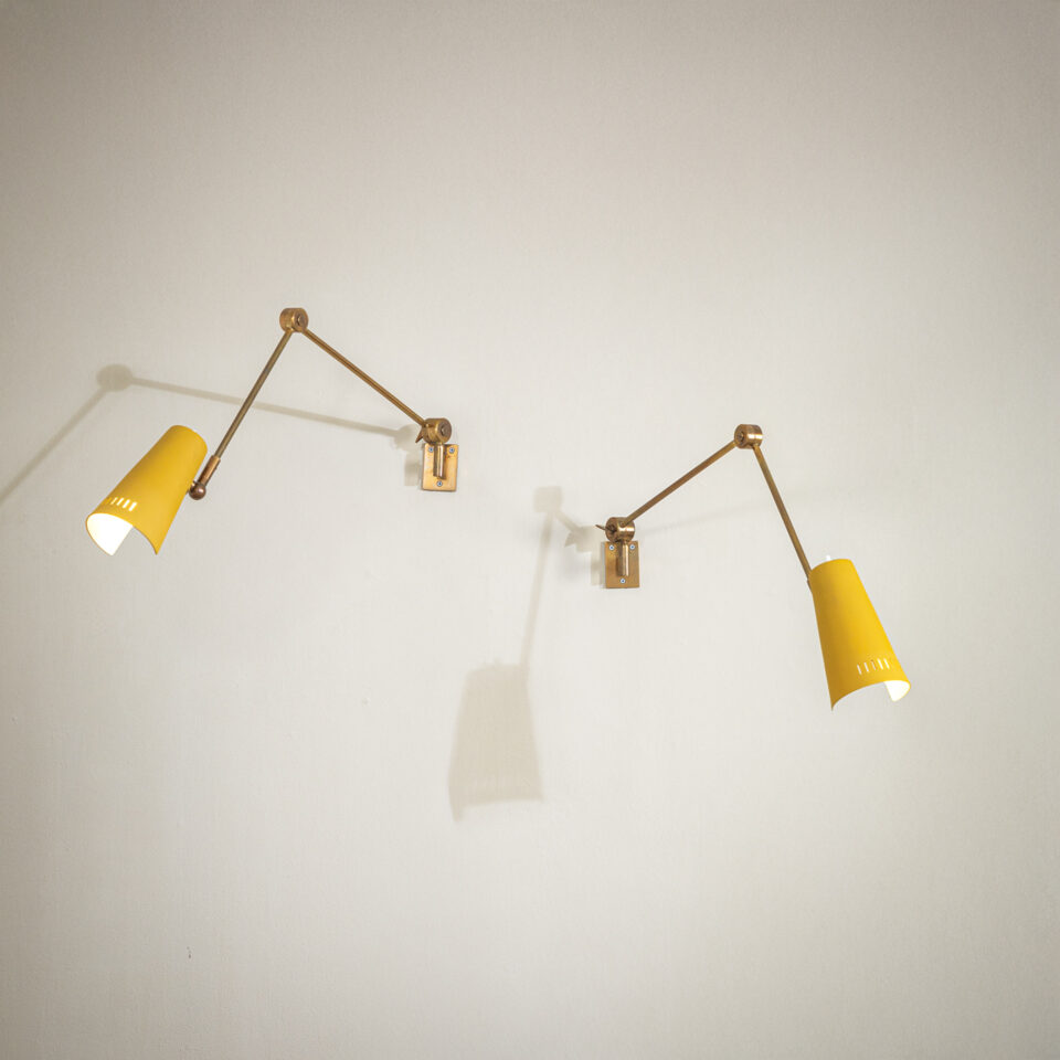 Coppia di lampade a parete Stilnovo