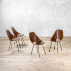 Gruppo di 4 sedie mod. Medea di Vittorio Nobili Gruppo di 4 sedie mod. Medea di Vittorio Nobili