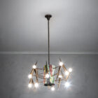 Lampada a sospensione di Leoncillo Leonardi