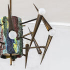 Lampada a sospensione di Leoncillo Leonardi