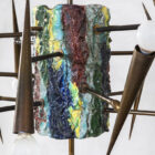 Lampada a sospensione di Leoncillo Leonardi