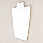 Specchio da parete con cornice in ottone