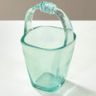 Raro vaso con manico di Flavio Poli per Seguso Vetri d'Arte
