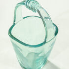 Raro vaso con manico di Flavio Poli per Seguso Vetri d'Arte