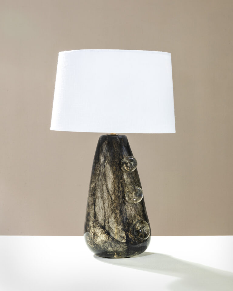 Lampada da tavolo mod. Crepuscolo di Ercole Barovier Lampada da tavolo mod. Crepuscolo di Ercole Barovier